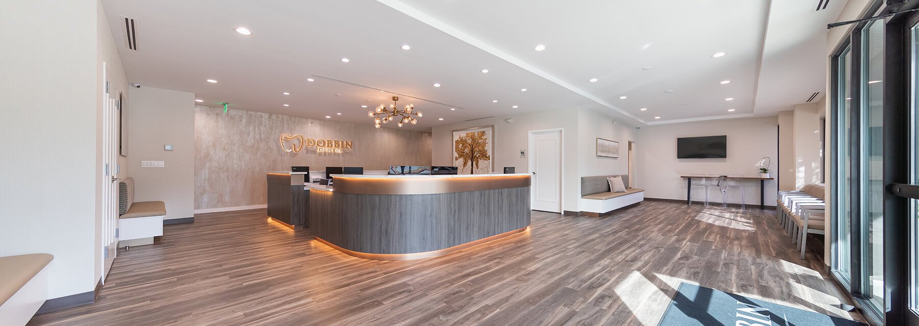 Reception area at Dobbin Dental